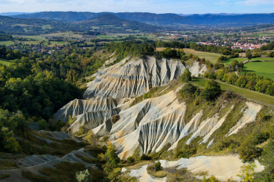 Erosion en milieu argileux - Ravin de Corboeuf